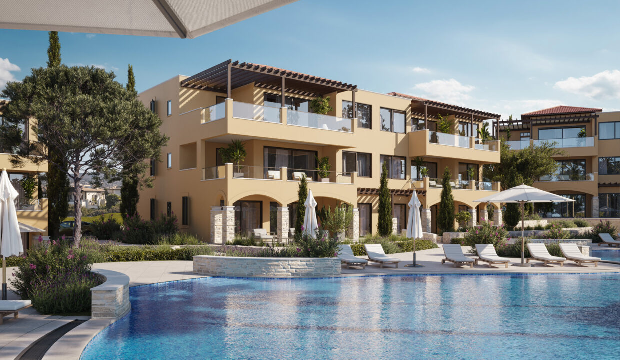 2 & 3 Bedroom Apartments For Sale - Dionysus Greens, Aphrodite Hills, Paphos: ID 806 01 - ID 806 - Comark Estates