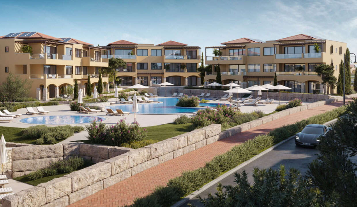 2 & 3 Bedroom Apartments For Sale - Dionysus Greens, Aphrodite Hills, Paphos: ID 806 02 - ID 806 - Comark Estates