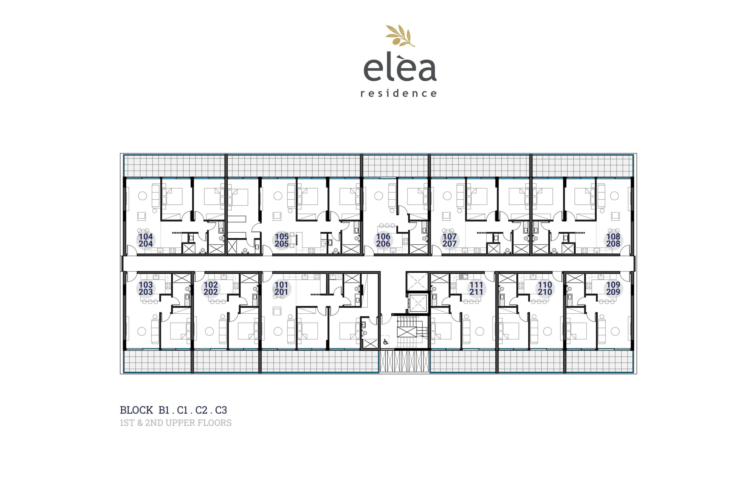 ELEA - Floor Plans Elea Residences, Anarita for Sale. Paphos, Cyprus. Comark Estates_Page_3